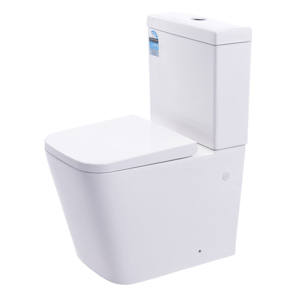 Tiffany Back to Wall Toilet Suite | Gloss White |