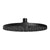 Phoenix Vivid Shower Rose 230mm Round | Matte Black |
