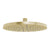 Phoenix Vivid Shower Rose 230mm Round | Brushed Gold |