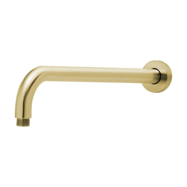 Phoenix Vivid Shower Arm 400mm Round, Brushed Gold