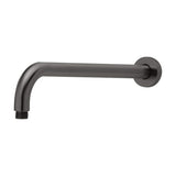Phoenix Vivid Shower Arm 400mm Round | Brushed Carbon |
