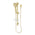 Phoenix Vivid Rail Shower | Brushed Gold |