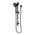 Phoenix Vivid Rail Shower | Matte Black |