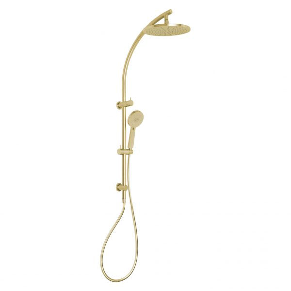 Phoenix Vivid Twin Shower, Brushed Gold