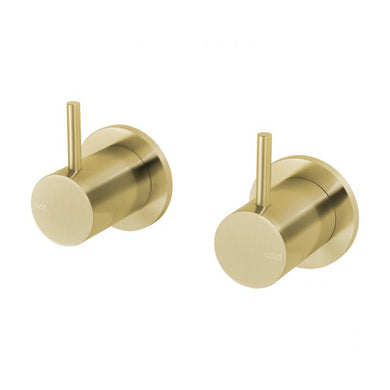 Phoenix Vivid Slimline Wall Top Assemblies Available with Standard or Extended Spindles | Brushed Gold |
