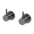 Phoenix Vivid Slimline Wall Top Assemblies Available with Standard or Extended Spindles | Brushed Carbon |