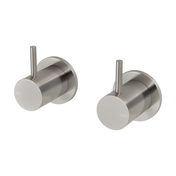 Phoenix Vivid Slimline Wall Top Assemblies Available with Standard or Extended Spindles | Brushed Nickel |