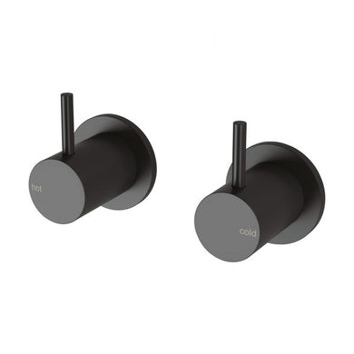 Phoenix Vivid Slimline Wall Top Assemblies Available with Standard or Extended Spindles | Matte Black |