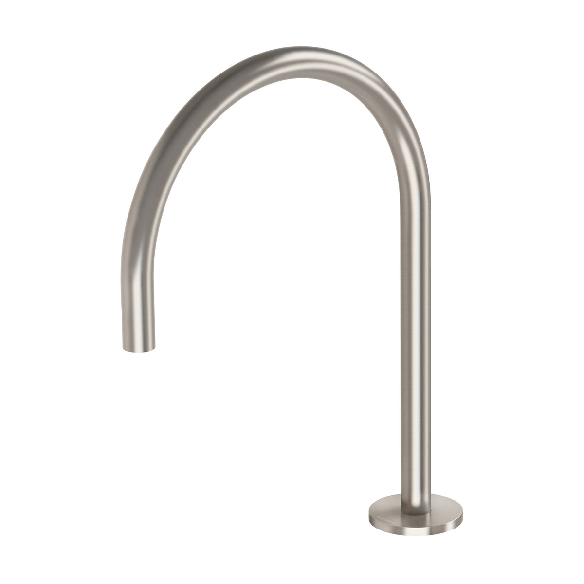 Phoenix Vivid Slimline Hob Sink Outlet 220mm Gooseneck, Brushed Nickel