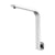 Phoenix Vivid High-Rise Shower Arm Round or Square Plate | Chrome |
