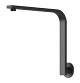 Phoenix Vivid High-Rise Shower Arm Round or Square Plate | Matte Black |