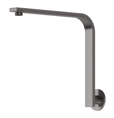 Phoenix Vivid High-Rise Shower Arm Round or Square Plate | Brushed Carbon |