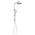 Phoenix Vivid Slimline Twin Shower | Brushed Nickel |
