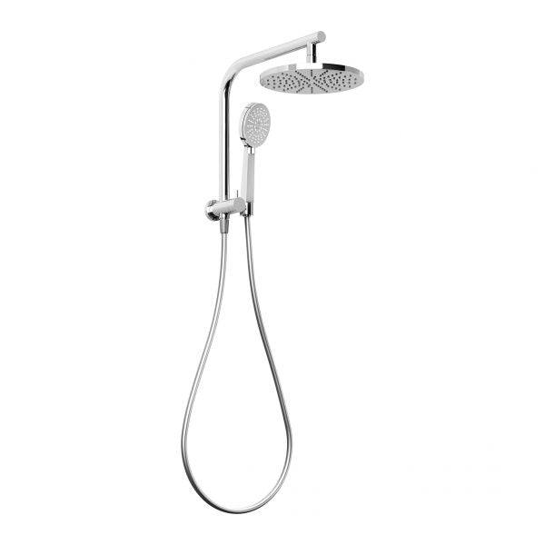 Phoenix Vivid Slimline Compact Twin Shower, Chrome