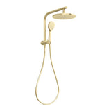 Phoenix Vivid Slimline Compact Twin Shower | Brushed Gold |