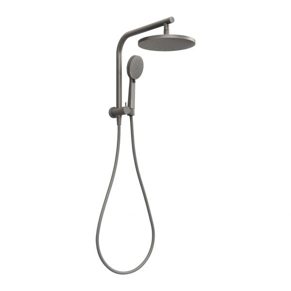 Phoenix Vivid Slimline Compact Twin Shower, Gunmetal