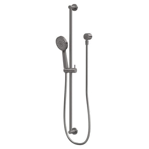 Phoenix Vivid Slimline Extended Rail Shower | Brushed Carbon |