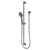 Phoenix Vivid Slimline Extended Rail Shower | Brushed Carbon |