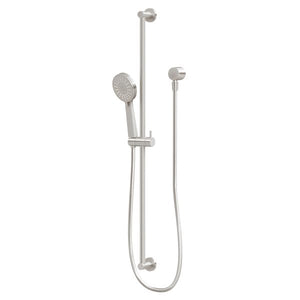 Phoenix Vivid Slimline Extended Rail Shower | Brushed Nickel |