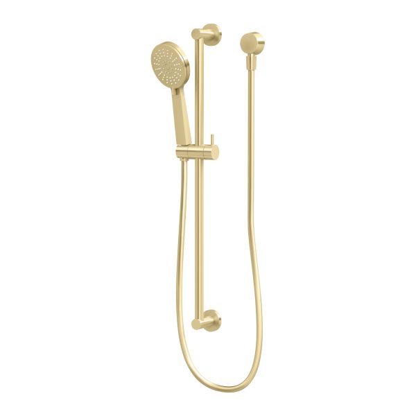 Phoenix Vivid Slimline Rail Shower | Brushed Gold |