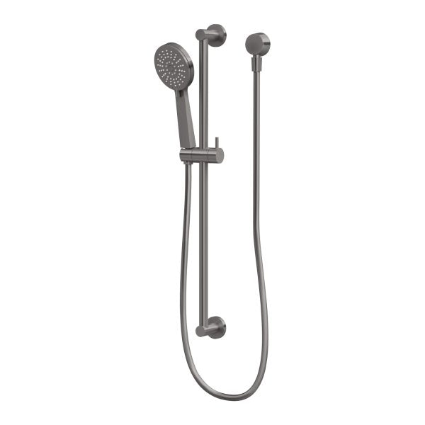 Phoenix Vivid Slimline Rail Shower, Brushed Carbon