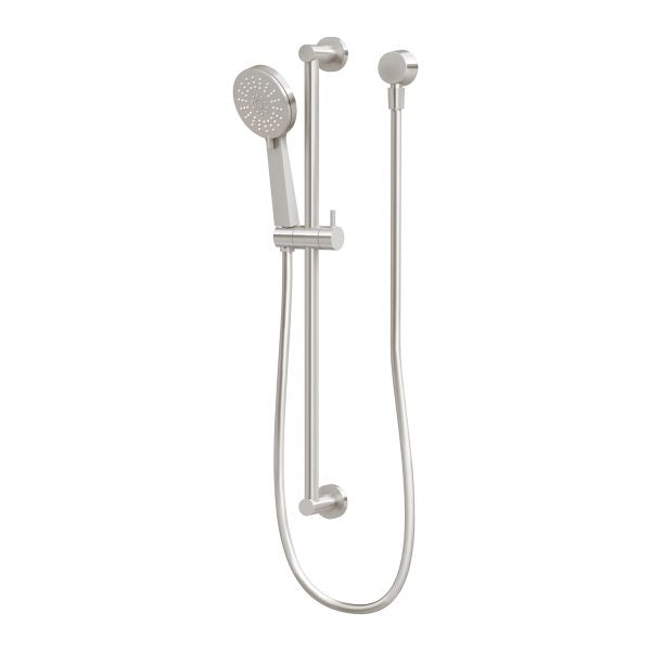 Phoenix Vivid Slimline Rail Shower | Brushed Nickel |