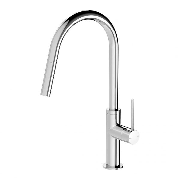 Phoenix Vivid Slimline Pull Out Sink Mixer 200mm, Chrome