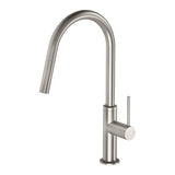Phoenix Vivid Slimline Pull Out Sink Mixer 200mm | Brushed Nickel |