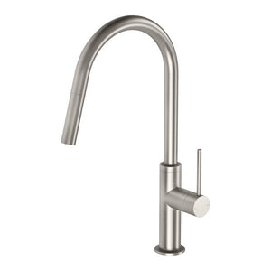 Phoenix Vivid Slimline Pull Out Sink Mixer 200mm | Brushed Nickel |