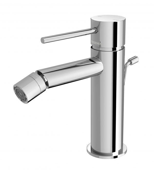 Phoenix Vivid Slimline Bidet Mixer with Pop up Waste | Chrome |