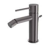 Phoenix Vivid Slimline Bidet Mixer with Pop up Waste | Brushed Carbon |