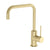 Phoenix Vivid Slimline Sink Mixer 220mm Squareline | Brushed Gold |