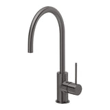 Phoenix Vivid Slimline Sink Mixer 220mm Gooseneck | Brushed Carbon |