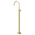 Phoenix Vivid Slimline Floor Mounted Bath Mixer | Brushed Gold |