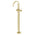 Phoenix Vivid Slimline Floor Mounted Bath Mixer with Hand Shower | Brushed Gold |