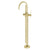 Phoenix Vivid Slimline Floor Mounted Bath Mixer with Hand Shower | Brushed Gold |