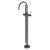 Phoenix Vivid Slimline Floor Mounted Bath Mixer with Hand Shower | Gunmetal |