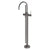 Phoenix Vivid Slimline Floor Mounted Bath Mixer with Hand Shower | Brushed Carbon |