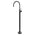 Phoenix Vivid Slimline Floor Mounted Bath Mixer | Matte Black |