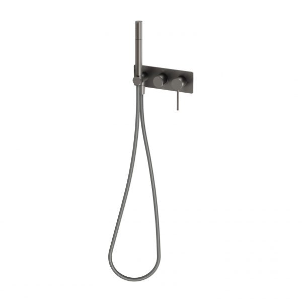 Phoenix Vivid Slimline Wall Shower System, Gunmetal