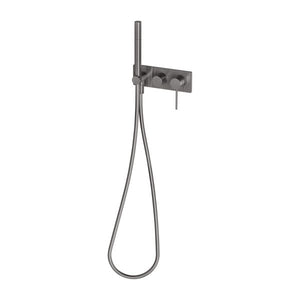 Phoenix Vivid Slimline Wall Shower System | Brushed Carbon |