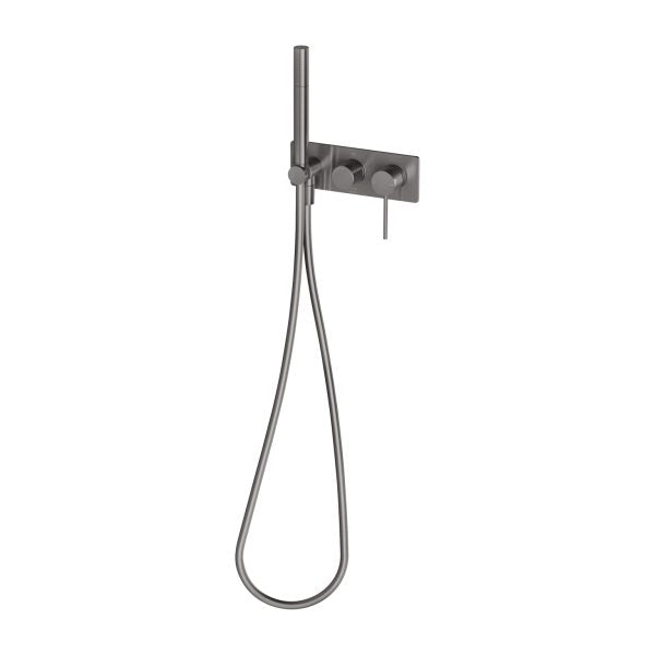 Phoenix Vivid Slimline Wall Shower System, Brushed Carbon