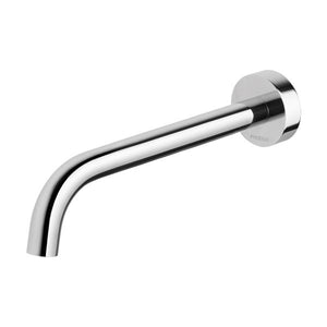 Phoenix Vivid Slimline Basin/ Bath Wall Outlet 230mm Curved | Chrome |
