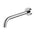 Phoenix Vivid Slimline Basin/ Bath Wall Outlet 230mm Curved | Chrome |