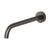 Phoenix Vivid Slimline Basin/ Bath Wall Outlet 230mm Curved | Gunmetal |