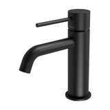 Phoenix Vivid Slimline Basin Mixer Curved Outlet | Matte Black |