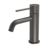 Phoenix Vivid Slimline Basin Mixer Curved Outlet | Gunmetal |