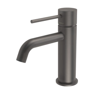 Phoenix Vivid Slimline Basin Mixer Curved Outlet | Gunmetal |