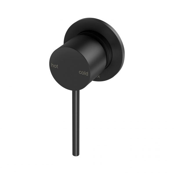 Phoenix Vivid Slimline Shower/ Wall Mixer 60mm Backplate, Matte Black