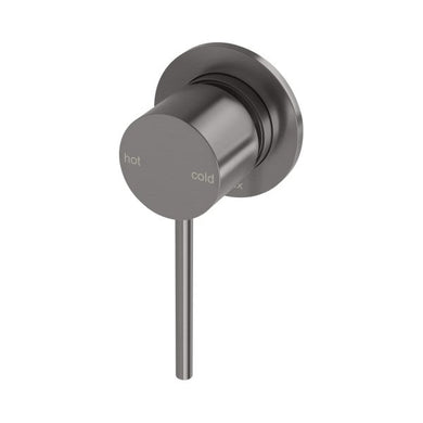 Phoenix Vivid Slimline Shower/ Wall Mixer 60mm Backplate | Brushed Carbon |